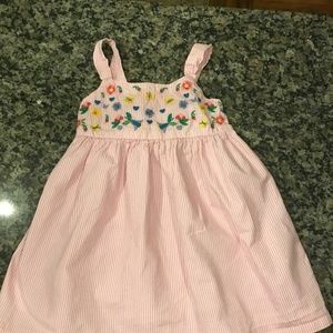 Pink striped summer dress by Beebay